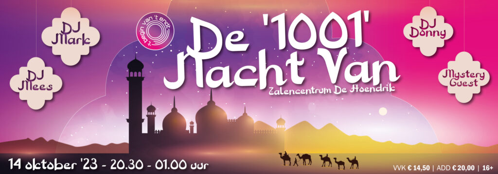 Start kaartverkoop De ‘1001’ Nacht Van